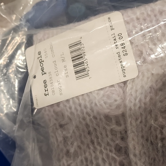 Free People Pirouette Tunic Sugar Cloud Combo - Picture 3 of 4